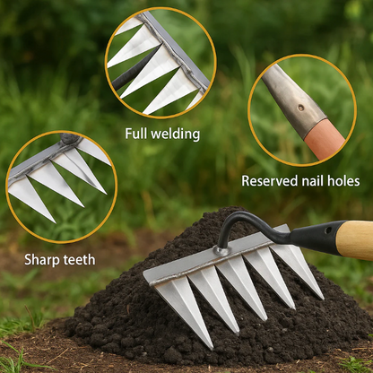 Five Teeth Weeding Tool - 50 % Off Today