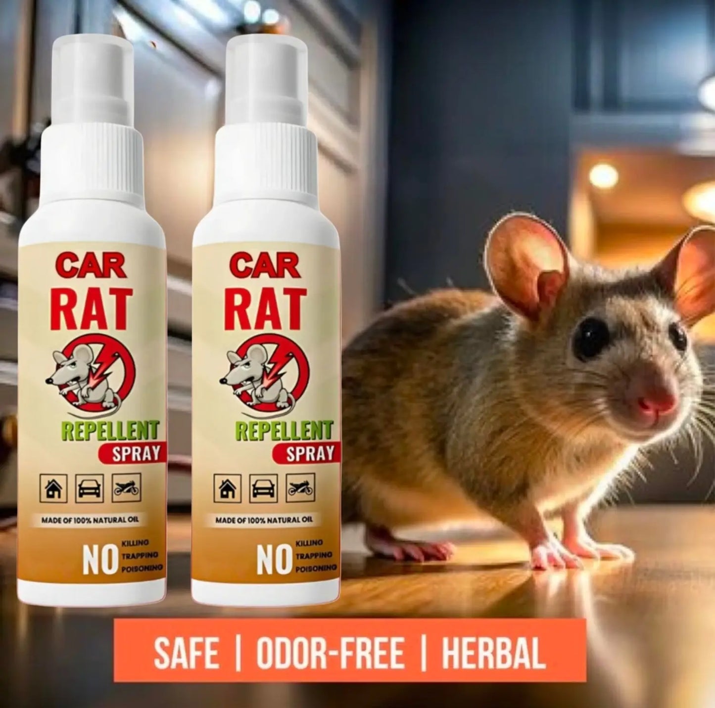 Rat Repellent Spray – Natural Rodent Repellent