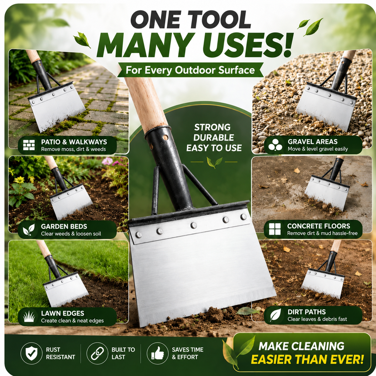Multi Purpose Garden Scraper – 50% OFF